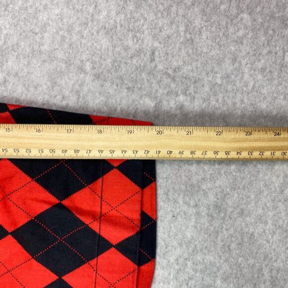 Loudmouth Golf Mens 30 Red Black Argyle Pattern‎ Shorts - Picture 10 of 12